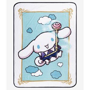 Sanrio Cinnamoroll Magic Card Throw Blanket 45 x 60 NEW